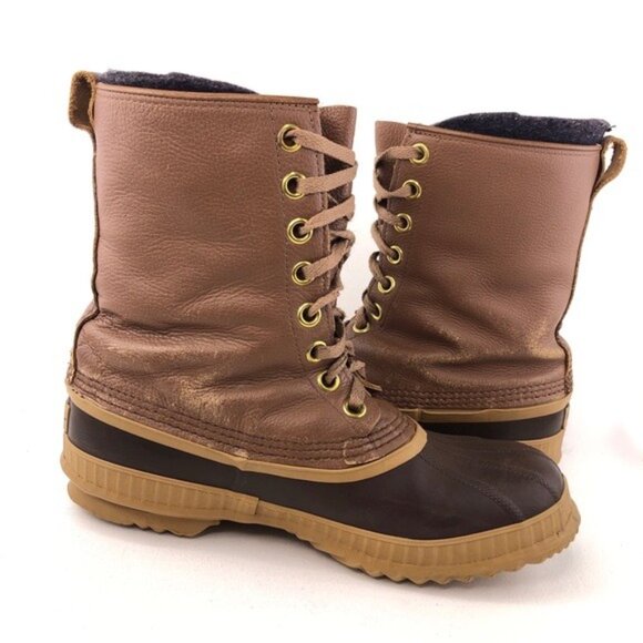 Sorel Premium Leather Waterproof Snow Boots 8 main image 5